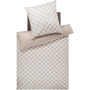 Joop! Wendebettwäsche Cornflower Double, Creme, Textil, Graphik, 155x220 cm, Oeko-Tex® Standard 100, pflegeleicht, schadstoffgeprüft, weiche und
