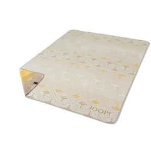 JOOP! Wohndecke   ¦ creme ¦ Baumwollmischgewebe ¦ Maße (cm): B: 200 H: 1
