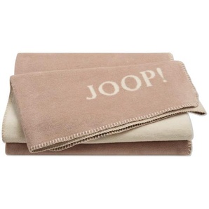 Joop! Wohndecke Joop! F/S 2025, Ecru, Textil, 150x200 cm, Kettelrand, Wohntextilien, Decken, Kuscheldecken