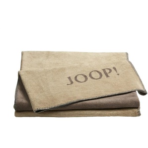 JOOP! Wohndecke  JOOP! Melange-Doubleface ¦ braun ¦ Maße (cm): B: 150