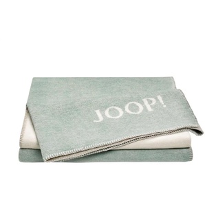 JOOP! Wohndecke  JOOP! Melange-Doubleface ¦ grün ¦ Baumwollmischgewebe ¦ Maße (cm): B: 150