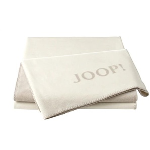 JOOP! Wohndecke JOOP! Uni-Doubleface ¦ beige ¦ Baumwollmischgewebe ¦ Maße (cm): B: 150
