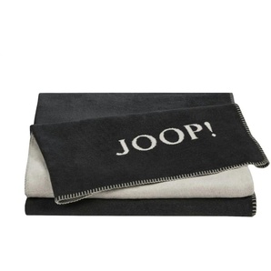 JOOP! Wohndecke JOOP! Uni-Doubleface ¦ grau ¦ Baumwollmischgewebe ¦ Maße (cm): B: 150