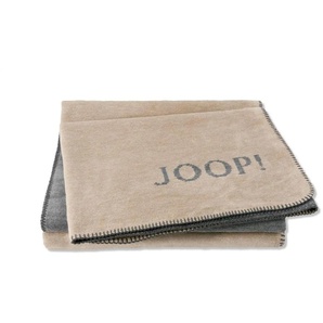 JOOP! Wohndecke Melange Doubleface   ¦ grau ¦ Baumwollmischgewebe ¦ Maße (cm): B: 150 H: 1