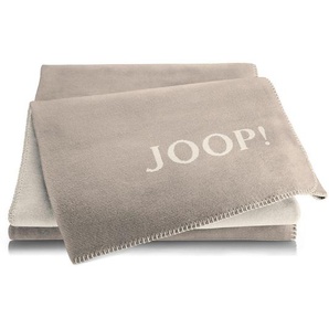 Joop! Wohndecke Melange Doubleface, Natur, Beige, Textil, Uni, 150x200 cm, Made in Germany, Kettelrand, Double face, Wohntextilien, Decken,
