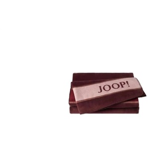 JOOP! Wohndecke   ¦ rot ¦ 100% Baumwolle ¦ Maße (cm): B: 150 H: 1