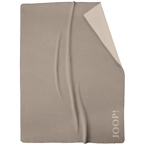 Joop! Wohndecke Touch, Sand, Textil, Streifen, 130x150 cm, Wohntextilien, Decken, Kuscheldecken