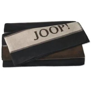 JOOP! Wohndecke   ¦ schwarz ¦ 100% Baumwolle ¦ Maße (cm): B: 150 H: 1