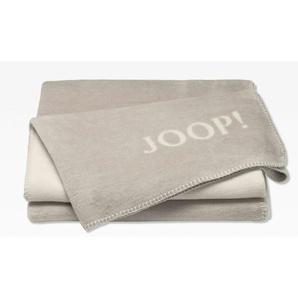 JOOP! Wohndecke Uni Doubleface   ¦ beige ¦ Baumwollmischgewebe ¦ Maße (cm): B: 150 H: 1