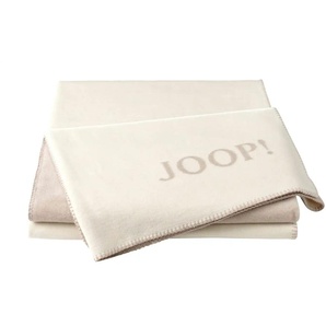 JOOP! Wohndecke Uni Doubleface   ¦ creme ¦ Baumwollmischgewebe ¦ Maße (cm): B: 150 H: 1