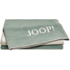 JOOP! Wohndecke Uni Doubleface   ¦ grün ¦ Baumwollmischgewebe ¦ Maße (cm): B: 150 H: 1