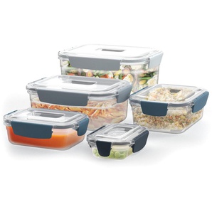 Joseph Joseph Frischhaltedose Editions Nest Lock, Polyprophylen (PP), (Set, 5-tlg), luftdicht, auslaufsicher & stapelbar, je 230,540,1100,1850 3000ml