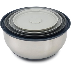 Joseph Joseph Schüssel Nest Prep&Store 100, Edelstahl, (Set, 4-tlg), Edelstahl, Inhalt: 5, 3,8, 2,1, 1,2 Liter