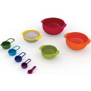 Joseph Joseph Schüssel Nest™ 9 Plus, Polypropylen, (Set, 9-tlg), platzsparend, spülmaschinengeeignet
