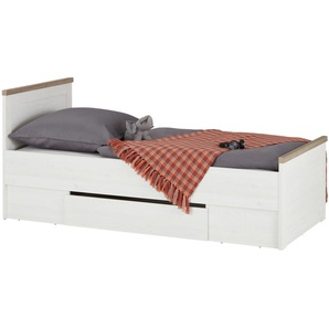 Jugendbett  Toran ¦ weiß ¦ Maße (cm): B: 96 H: 58 T: 205