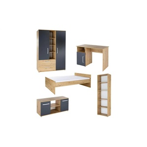 Jugendzimmer 5er-Set Alessio   ¦ mehrfarbig ¦ Maße (cm): B: 621 H: 573