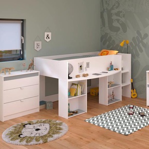 Jugendzimmer-Set PARISOT Pirouette 11 Schlafzimmermöbel-Sets weiß Baby Komplett-Kinderzimmer