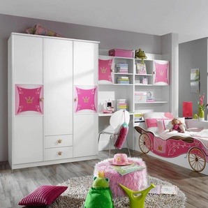 Jugendzimmer-Set RAUCH Kate Schlafzimmermöbel-Sets weiß Baby Komplett-Kinderzimmer mit Kleiderschrank