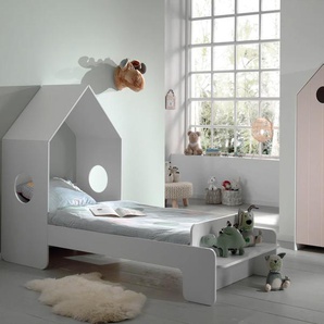 Jugendzimmer-Set VIPACK Casami Schlafzimmermöbel-Sets Gr. B/H: 90 cm x 200 cm, pink (weiß, pink) Baby Komplett-Kinderzimmer