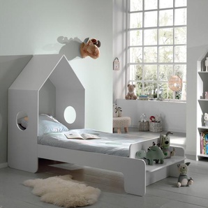 Jugendzimmer-Set VIPACK Casami Schlafzimmermöbel-Sets Gr. B/H: 90 cm x 200 cm, weiß Baby Komplett-Kinderzimmer Bett in 2 Breiten