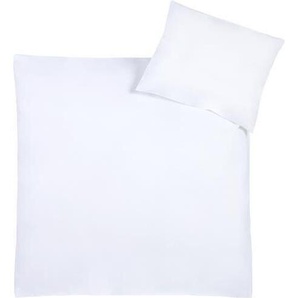 Julius Zöllner Qualität für Kinder Julius Zöllner Baby Bettwäsche uni weiß in 2 Größen 80 x 80 cm + 35 x 40 cm