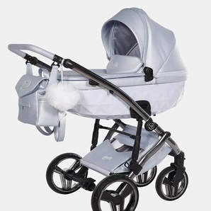 Junama Candy V3 Premium – Kombi-Kinderwagen – Set 2 in 1 – inkl. Sportsitz und babywanne – Blue 188791