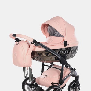 Junama Hand Craft Kombikinderwagen Set 2in1 – Farbe Apricot/Black 146092
