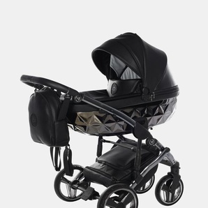 Junama Hand Craft Kombikinderwagen Set 2in1 – Farbe Black/Black 146090