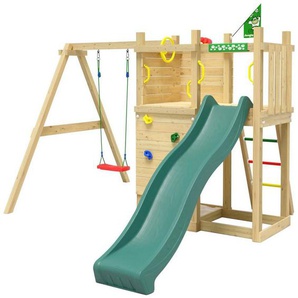 Jungle Gym Spielturm Deck, Spielanlage mit Schaukel und Rutsche mit Wasseranschluss