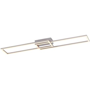 JUST LIGHT LED-Deckenleuchte 14023-55 stahl, 30,2 W, 4500 lm, 3000 K