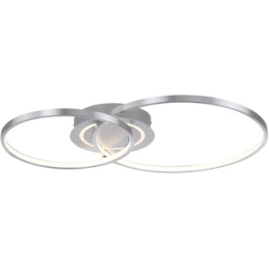 JUST LIGHT LED-Deckenleuchte 14540-95 aluminium, 27,6 W, 3480 lm, 3000 K