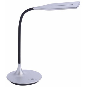 JUST LIGHT LED-Tischleuchte 13061-21 silber, 5 W, 600 lm, CCT