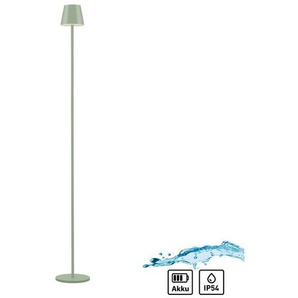 JUST LIGHT Stehlampe EURIA, Dimmfunktion, LED fest integriert, Warmweiß, Akkuleuchte