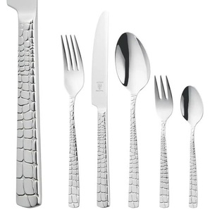 Justinus Besteckset Croco | silber | Edelstahl |