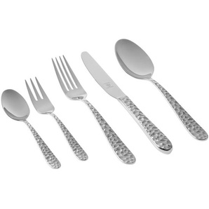 Justinus Besteckset Invictus, Edelstahl, Metall, 30-teilig, 25x5x43 cm, Vollheftmesser, Essen & Trinken, Besteck, Besteck-Sets