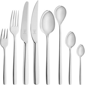 Justinus Besteckset Level 48/1, Edelstahl, Metall, 48-teilig, 39.5x6.1x50.2 cm, Essen & Trinken, Besteck, Besteck-Sets
