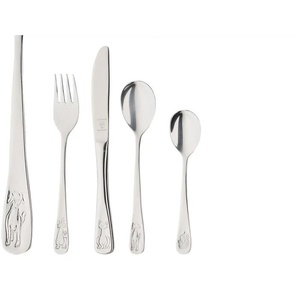 Justinus Kinderbesteck 4-teilig Meine Tiere - silber - Edelstahl | Möbel Kraft