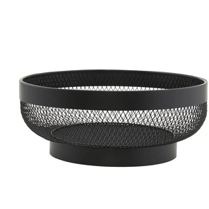 Justinus Obstkorb LifeStyle - schwarz - Metall - 9,5 cm - 25.0 | Möbel Kraft