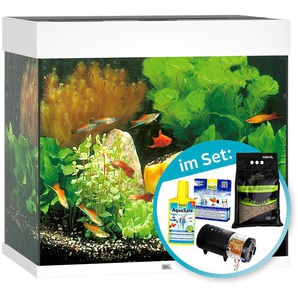 JUWEL AQUARIEN Aquarien-Set Lido 120 LED Vivarien 120 Liter, BxTxH: 61x41x131 cm, inkl. Starter-Set Gr. B/H/T: 61 cm x 58 cm x 41 cm, 120 l, weiß Aquarium-Becken