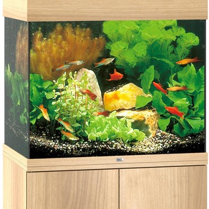 JUWEL AQUARIEN Aquarien-Set Lido 120 LED Vivarien 120 Liter, Gesamtmaß BxTxH: 61x41x131 cm, mit Unterschrank Gr. B/H/T: 61 cm x 58 cm x 41 cm, 120 l, braun (holzfarben) Aquarium-Becken