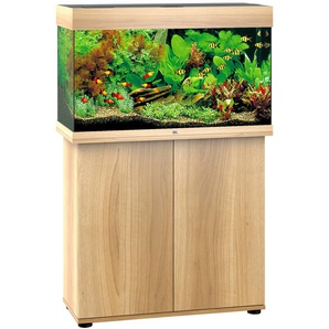 JUWEL AQUARIEN Aquarien-Set Rio 125 LED Vivarien 125 Liter, Gesamtmaß BxTxH: 81x36x123 cm, mit Unterschrank Gr. B/H/T: 81 cm x 50 cm x 36 cm, 125 l, beige (natur) Aquarium-Becken