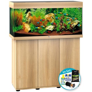 JUWEL AQUARIEN Aquarien-Set Rio 180 LED Vivarien 180 Liter, BxTxH: 101x41x123 cm, mit Unterschrank, Inkl. Starter-Set Gr. B/H/T: 101 cm x 50 cm x 41 cm, 180 l, braun (holzfarben) Aquarium-Becken