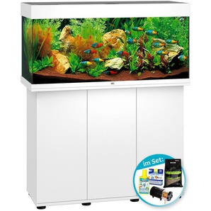 JUWEL AQUARIEN Aquarien-Set Rio 180 LED Vivarien 180 Liter, BxTxH: 101x41x123 cm, mit Unterschrank, Inkl. Starter-Set Gr. B/H/T: 101 cm x 50 cm x 41 cm, 180 l, weiß Aquarium-Becken