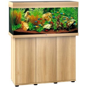 JUWEL AQUARIEN Aquarien-Set Rio 180 LED Vivarien BxTxH: 101x41x123 cm, 180 l, mit Unterschrank Gr. B/H/T: 101 cm x 50 cm x 41 cm, 180 l, beige (natur) Aquarium-Becken