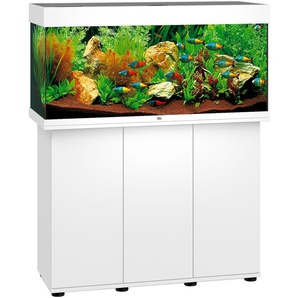JUWEL AQUARIEN Aquarien-Set Rio 180 LED Vivarien BxTxH: 101x41x123 cm, 180 l, mit Unterschrank Gr. B/H/T: 101 cm x 50 cm x 41 cm, 180 l, weiß Aquarium-Becken