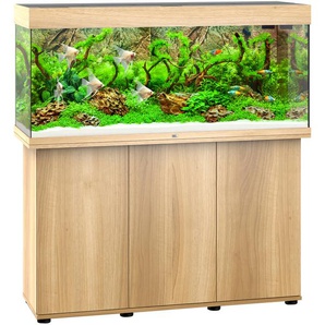JUWEL AQUARIEN Aquarien-Set Rio 240 LED Vivarien 240 Liter, Gesamtmaß BxTxH: 121x41x128 cm, mit Unterschrank Gr. B/H/T: 121 cm x 55 cm x 41 cm, 240 l, braun (holzfarben) Aquarium-Becken
