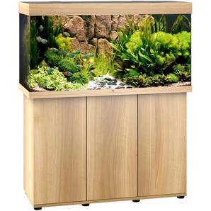 JUWEL AQUARIEN Aquarien-Set Rio 350 LED Vivarien 350 Liter, Gesamtmaß BxTxH: 121x51x146 cm, mit Unterschrank Gr. B/H/T: 121 cm x 66 cm x 51 cm, 350 l, beige (natur) Aquarium-Becken