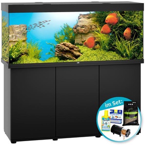 JUWEL AQUARIEN Aquarien-Set Rio 450 LED Vivarien 450 Liter, BxTxH: 151x51x146 cm, mit Unterschrank, Inkl. Starter-Set Gr. B/H/T: 151 cm x 66 cm x 51 cm, 450 l, schwarz Aquarium-Becken