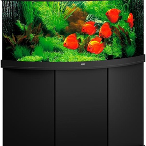JUWEL AQUARIEN Aquarien-Set Trigon 350 LED + SBX Trigon 350 Vivarien BxTxH: 123x87x138 cm, 350 l, mit Unterschrank Gr. B/H/T: 123 cm x 65 cm x 87 cm, 350 l, schwarz Aquarium-Becken