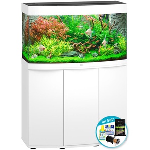 JUWEL AQUARIEN Aquarien-Set Vision 180 LED + SBX Vision 180 Vivarien 180 Liter, BxTxH: 92x41x128 cm, mit Unterschrank, Inkl. Starter-Set Gr. B/H/T: 92 cm x 55 cm x 41 cm, 180 l, weiß Aquarium-Becken